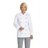 Veste de cuisine femme manches longues cintrée, poche sur la manche