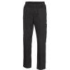 Pantalon travail Homme Taille élastique en maille Cordon de serrage  Noir