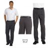 Pantalon cuisinier serveur fines rayures tissées