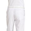 Pantalon blanc homme, entretien facile, taille élastiquée confortable