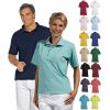 Polo homme et femme, piqué, manche courte, polyester et coton peigné