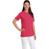 Tee-shirt pour hommes et femmes, Col rond, Couleur Baie