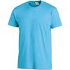 Tee-shirt pour hommes et femmes, Col rond, Bleu turquoise