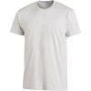 Tee-shirt pour hommes et femmes, Col rond, Gris argent