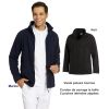 Veste polaire homme, Cordon de serrage la taille, 2 poches latérales zippées