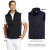 Gilet polaire homme, Cordon de serrage la taille, 2 poches latérales zippées