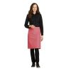 Tablier serveuse salon de thé rose foncé