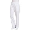 Pantalon blanc femme, confortable, ceinture élastiquée