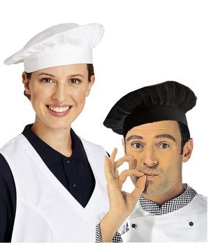 2Pièces Toque de Cuisinier, Chapeaux de chef unisexes, chapeau de chef de  cuisine réglable et respirant, chapeau de gastronomie, Service Alimentaire  Chapeau de Chef pour cuisine restaurant, noir blanc : : Mode