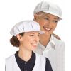 Casquette serveur serveuse  bande élastique Blanc