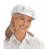 Casquette blanche avec bande élastique, taille universelle