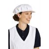 Casquette blanche avec bande élastique, taille universelle