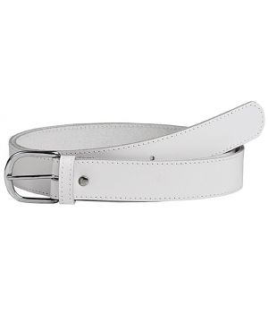 Ceinture simili cuir blanc