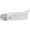 Ceinture cuir blanc