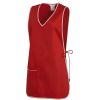 Tablier chasuble sans manches Rouge, liens à nouer