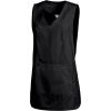 Tablier chasuble sans manches, avec poches, Noir