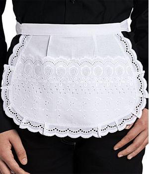 Tablier de service, Belle broderie de Madère