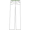 Pantalon blanc femme, Cordon à nouer, peu froissable, entretien facile