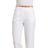 Pantalon blanc femme, peut bouillir