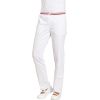 Pantalon Femme, Couleur Blanc et Framboise