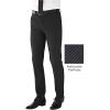 Pantalon Homme coupe Slim sans pinces, Anthracite PinPoint