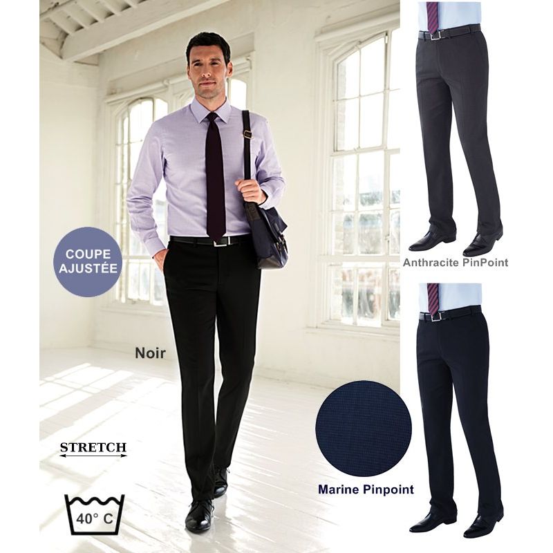 Pantalon à coupe ajustée homme – 500