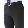 Pantalon Homme, Coupe Ajustée, Sans pinces, Anthracite PinPoint