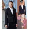 Veste Blazer Femme habillée Cintrée 1 bouton Revers étroit