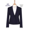 Veste Femme, Coupe ajustée, 1 bouton, Revers étroit, 100% polyester