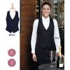 Gilet barman Femme, 5 boutons sur le devant, 100% polyester