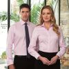 Chemisier Femme Manches Longues Rose et Chemise Assortie