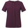 Chemisier femme couleur bordeaux