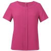 Chemisier femme en Crêpe de Chic couleur Fuschia