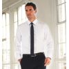 Chemise blanche, Coupe Slim Fit, Manches longues, Polyester Coton