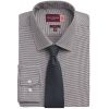 Chemise Homme manches longues coupe slim couleur noir blanc