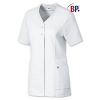 Blouse médicale courte Femme manches courtes blanc