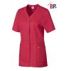 Blouse courte professions médicales couleur corail