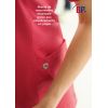 Blouse médicale femme extensible sous les aisselles, liberté de mouvement