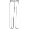 Pantalon Homme Slimfit, Dos, Esquisse