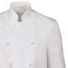 Veste de cuisine Blanche avec boutons tissu