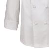 Veste de cuisine avec boutons tissu, 100 % Coton
