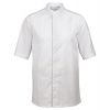 Veste de cuisine, Manches Courtes, Blanche