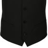 Gilet de Service Noir Homme, 4 boutons