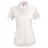 Chemisier manches courtes, Regular Fit, Blanc