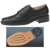 Chaussures homme cuir de veau, confortable, Semelle d'usure en cuir à inserts