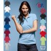 Polo femme manches courtes, Col polo avec patte à boutons, Peut bouillir