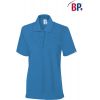 Polo femme manches courtes Bleu azur