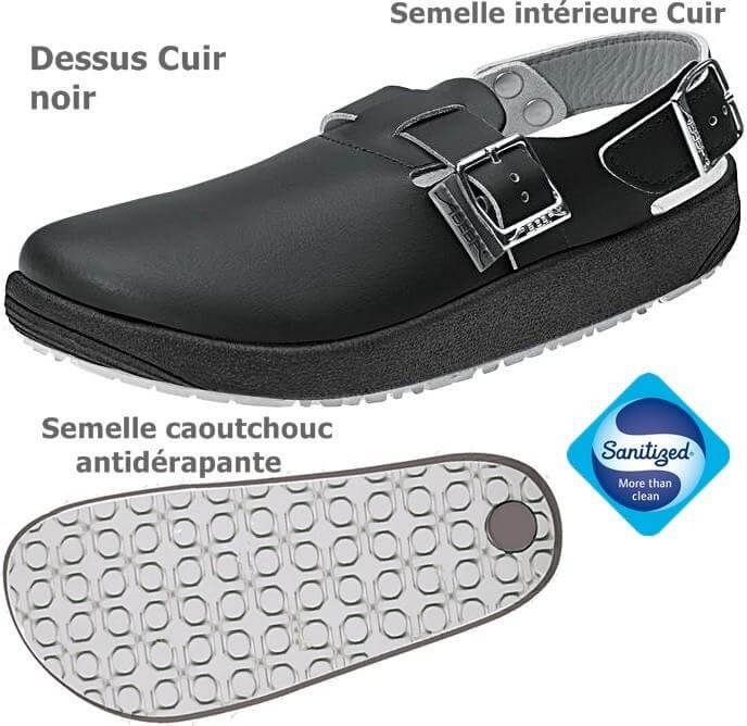 chaussure antidérapante restauration