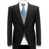 Veste Queue de Pie Noire pour Homme, 1 Bouton, 100% Laine