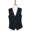 Gilet Homme, Noir, 5 Boutons, 100% Laine